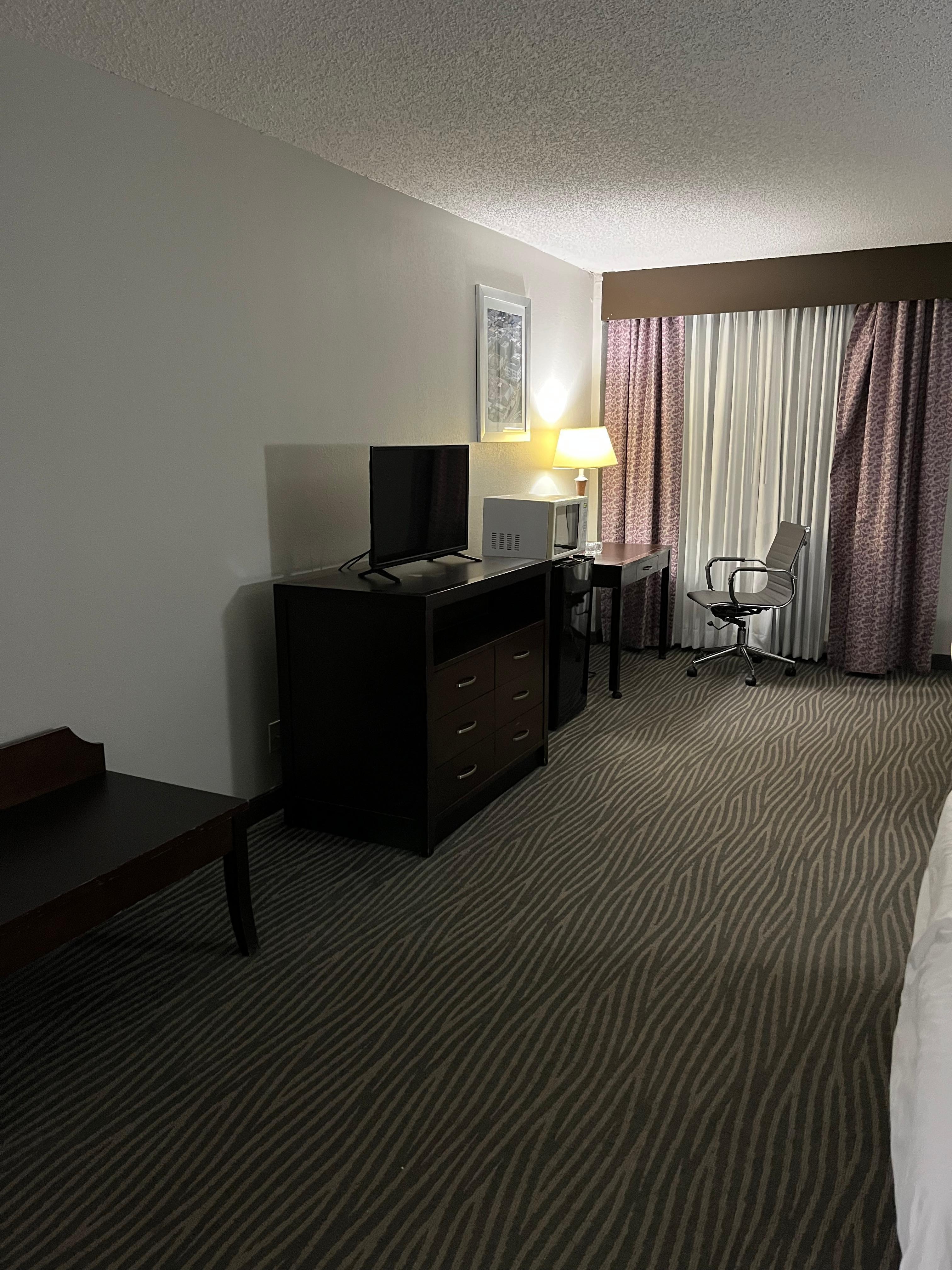 Tiny for the size room which was pretty big 