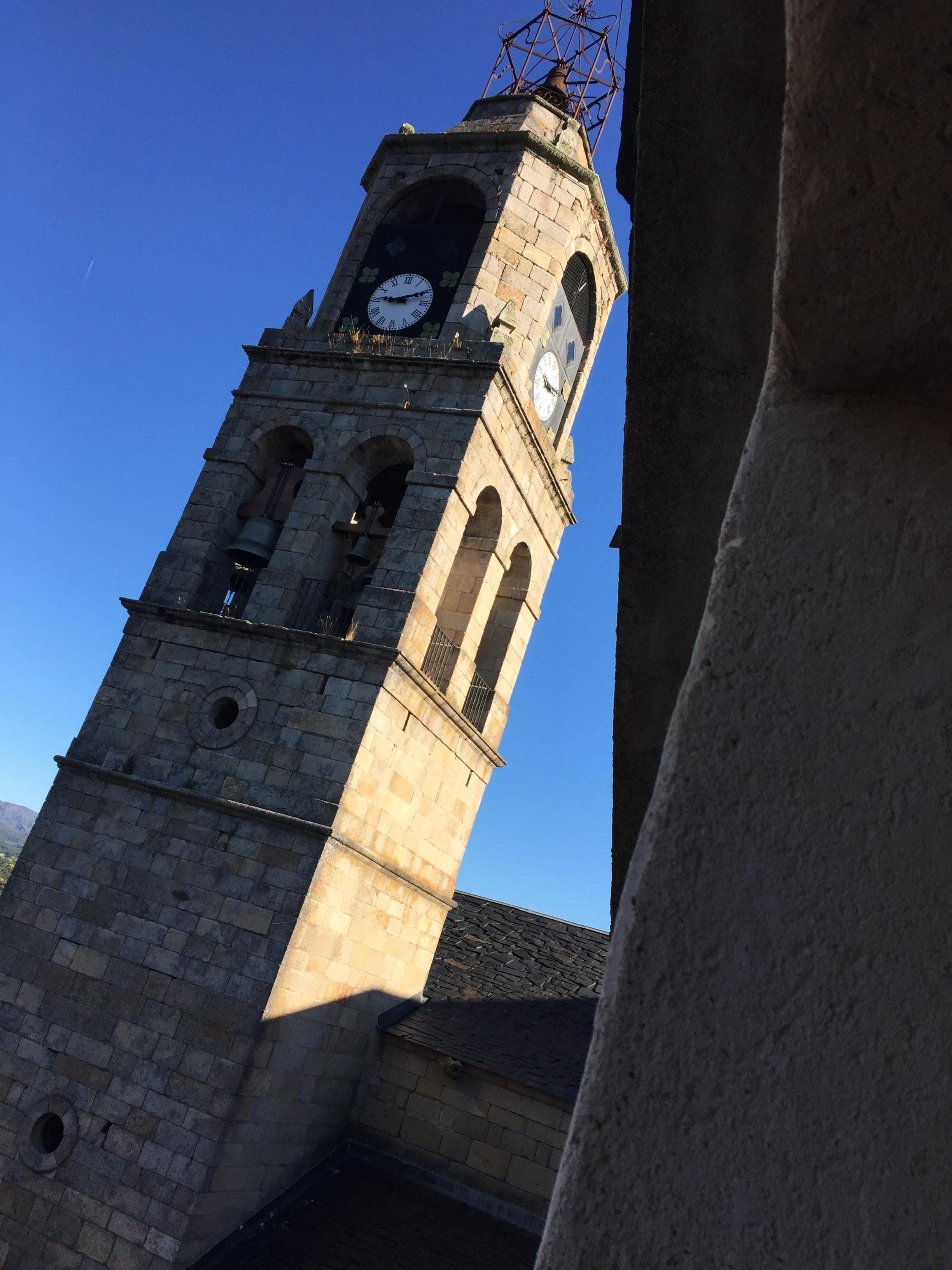 El campanario desde la ventana de nuestra habitación