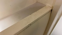 Extremely dusty headboard