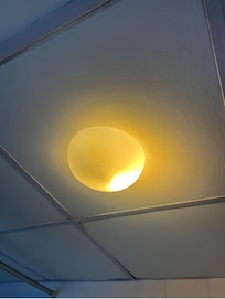 Dim light because it is old