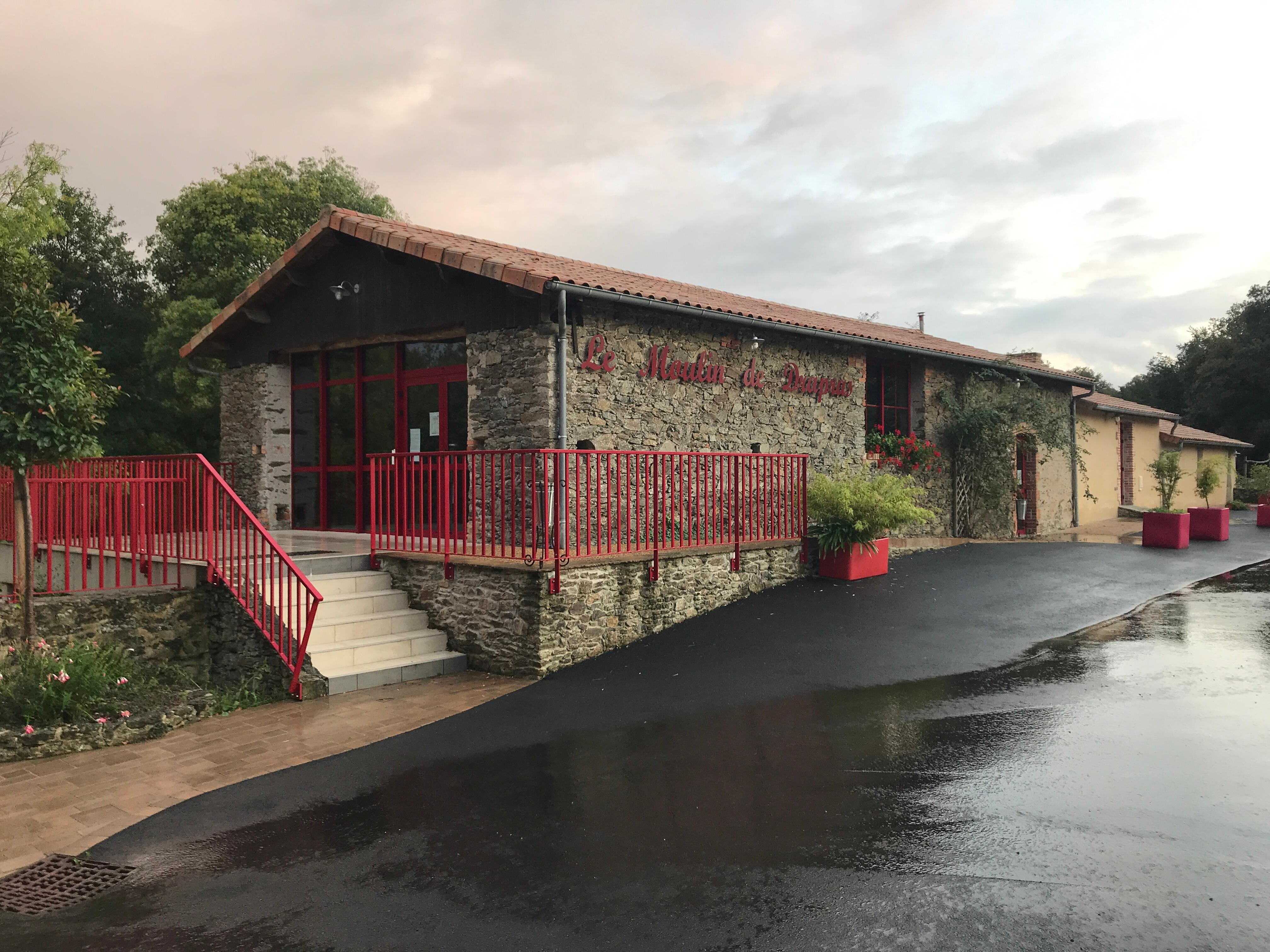 La salle de réception.