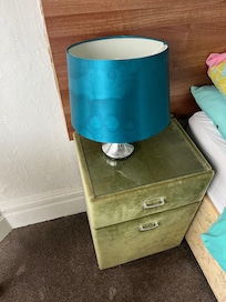 Stained lamp shade