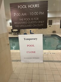 This sign was the only information we received and the trip was dampened by its presence.