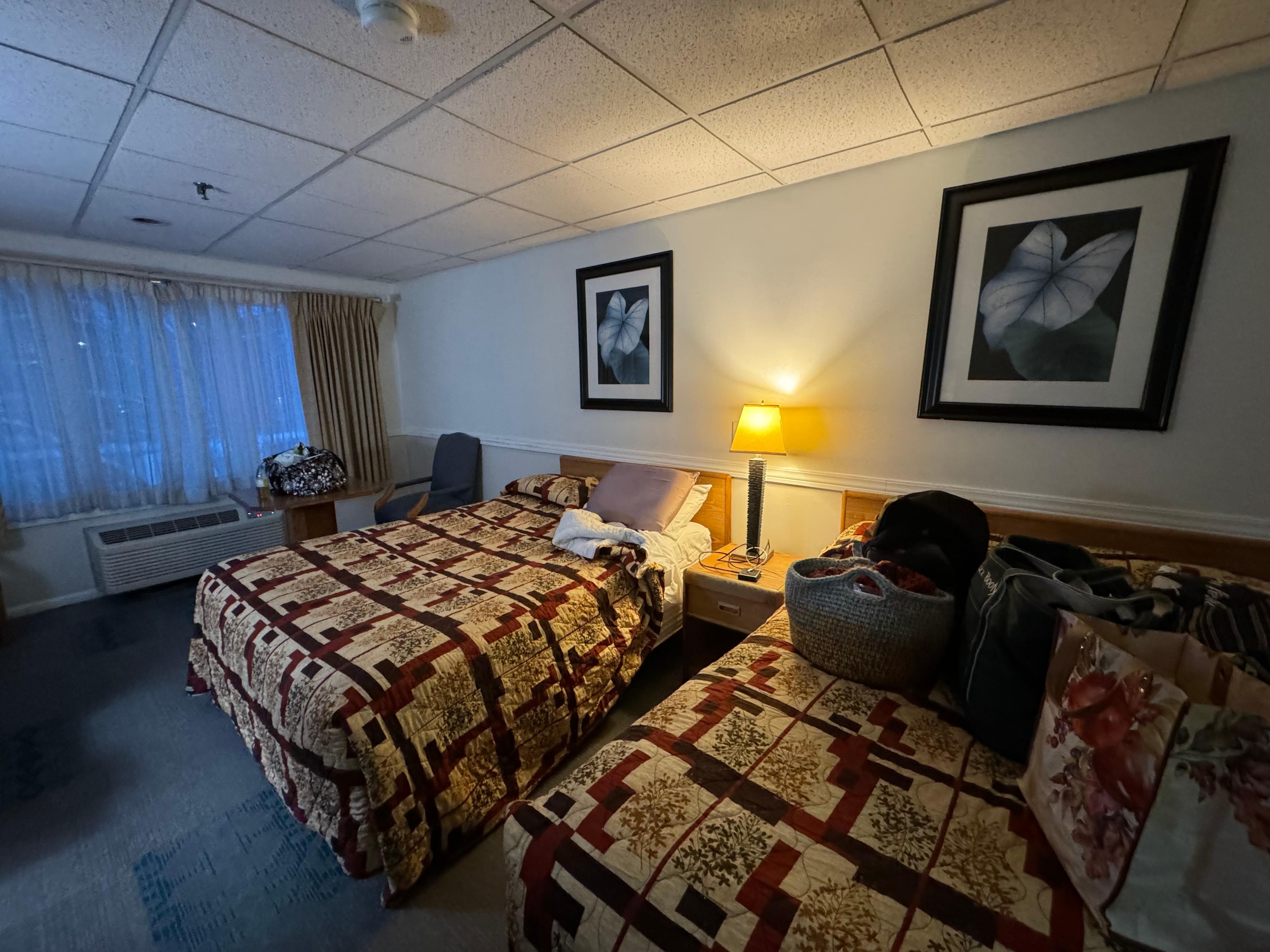 Two queen beds