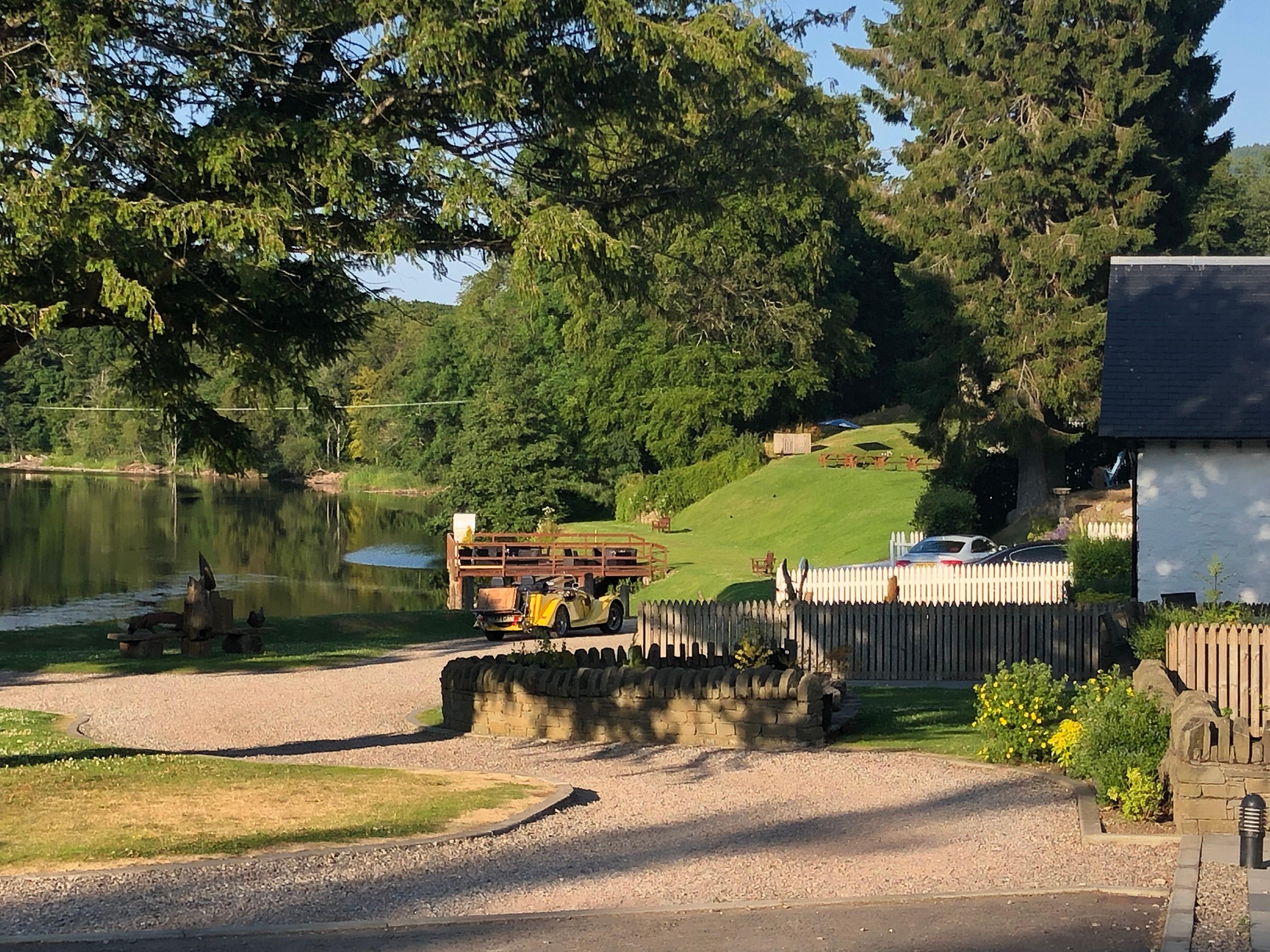 View from lodge. 