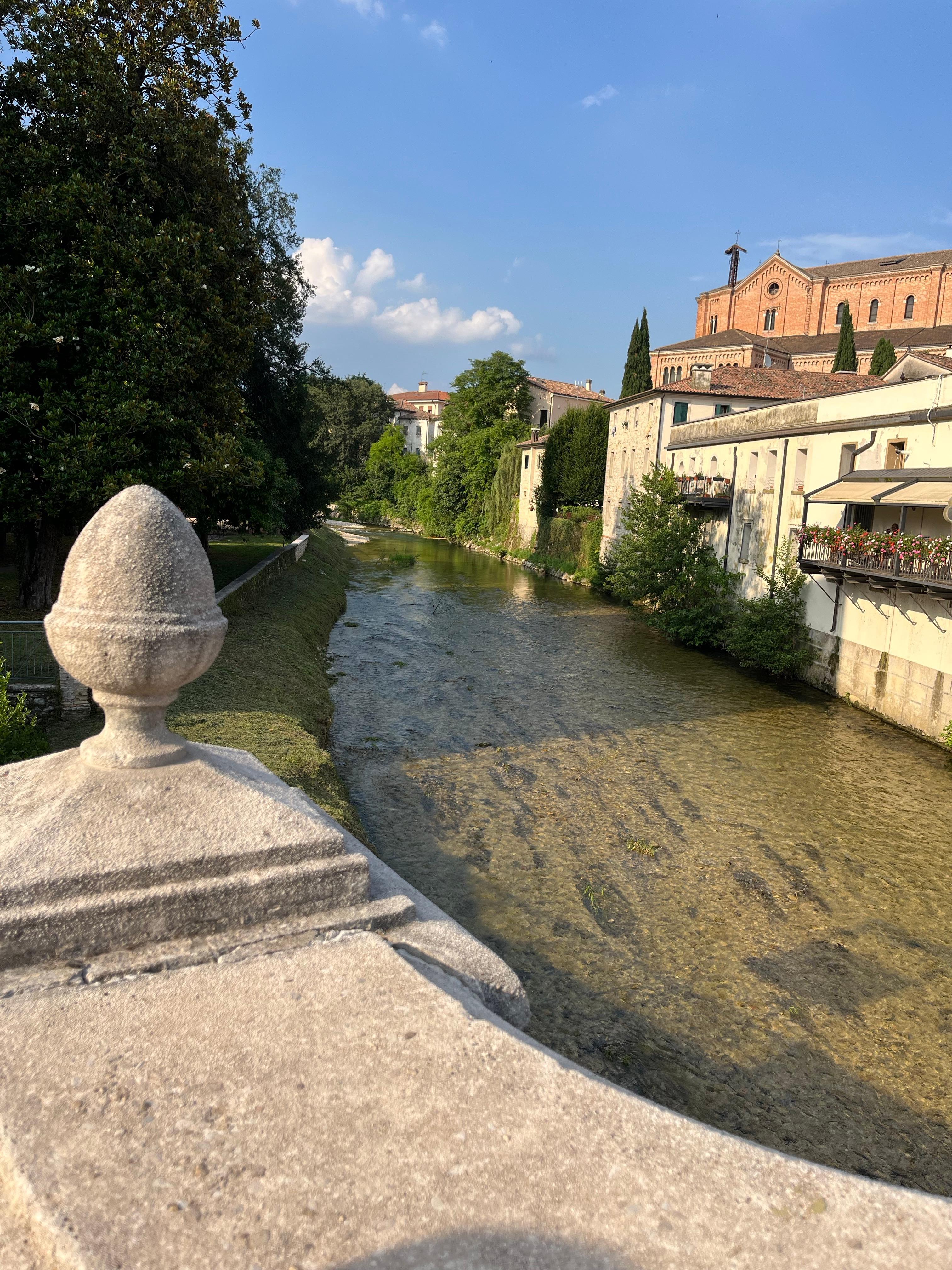 On the bridge