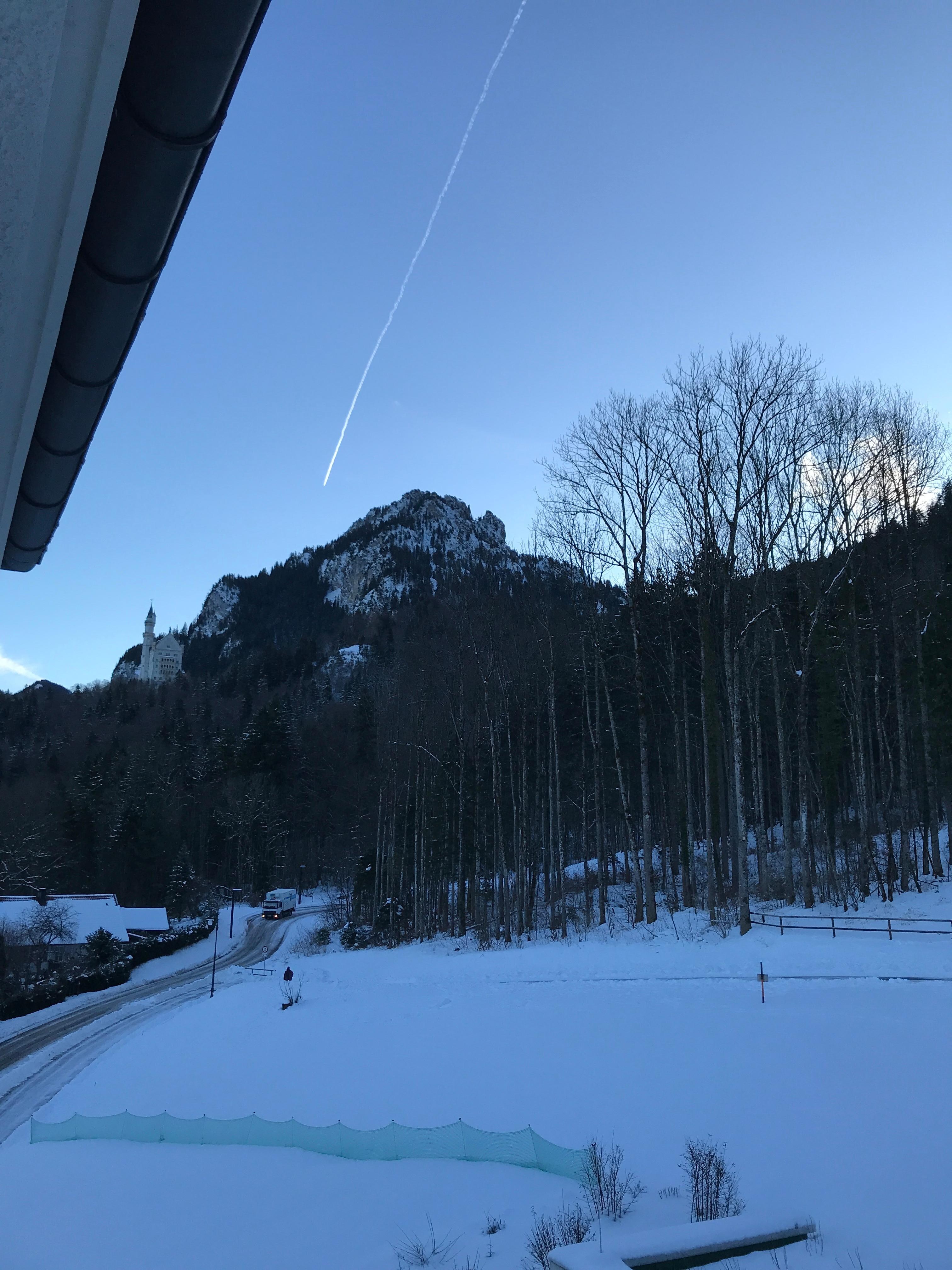 This is the view of the castle from our room