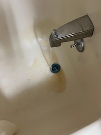 Tub ran very brown water