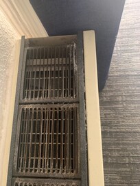 O ar condicionado nunca foi limpo