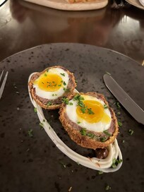 Venison scotch egg