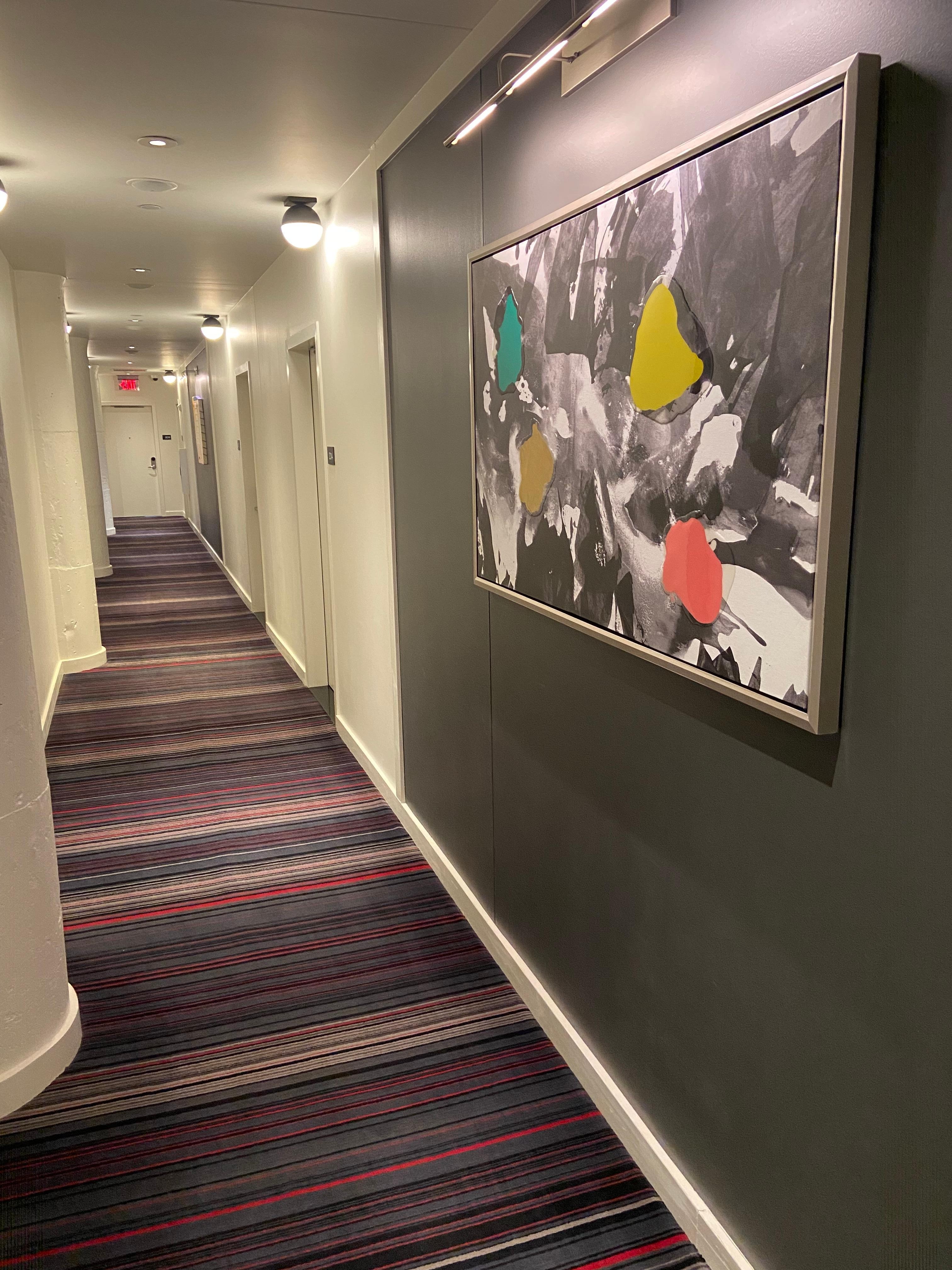 Clean an well Celt hotel with quiet accommodation and various art on the walls.