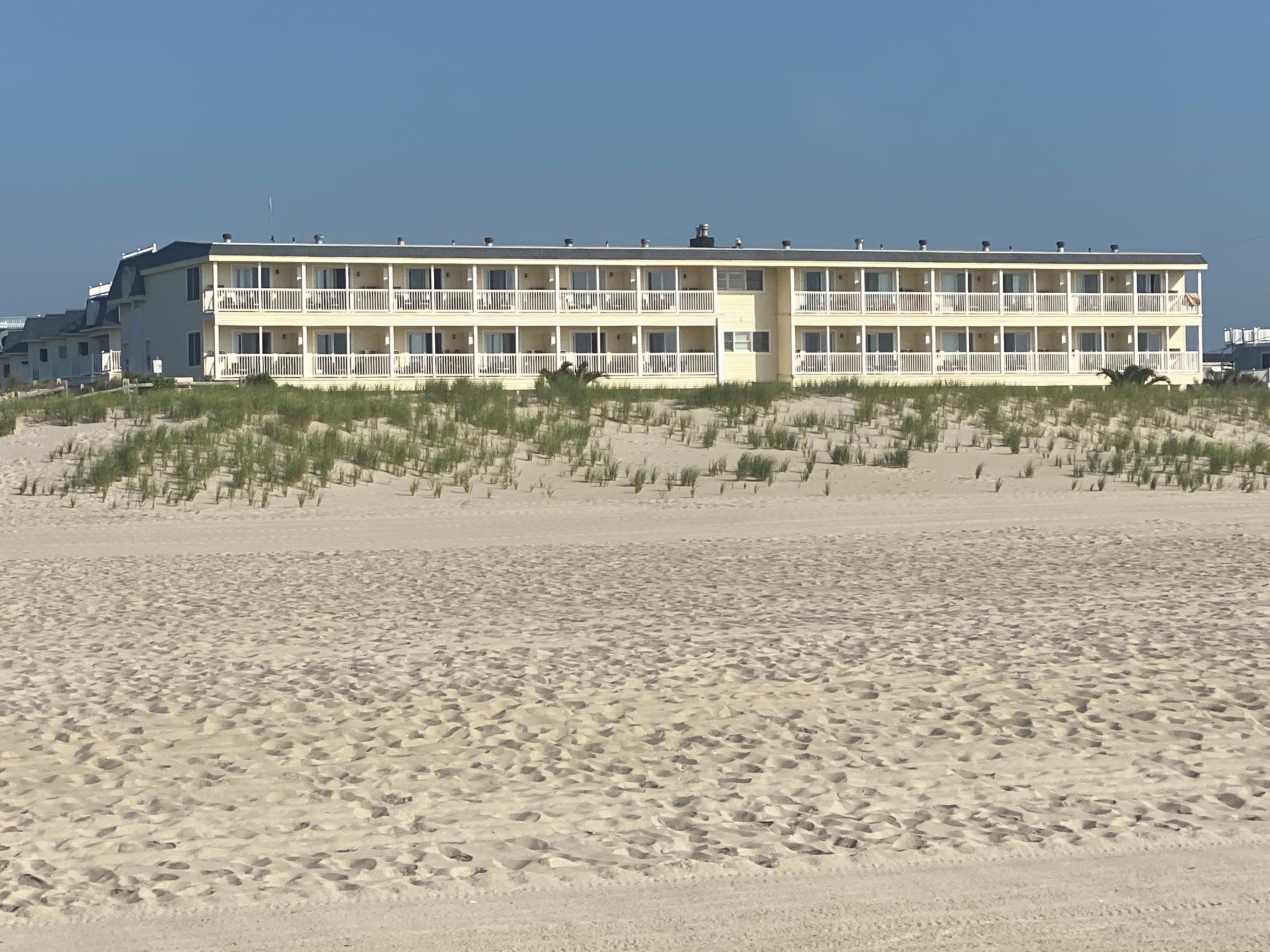 From beach