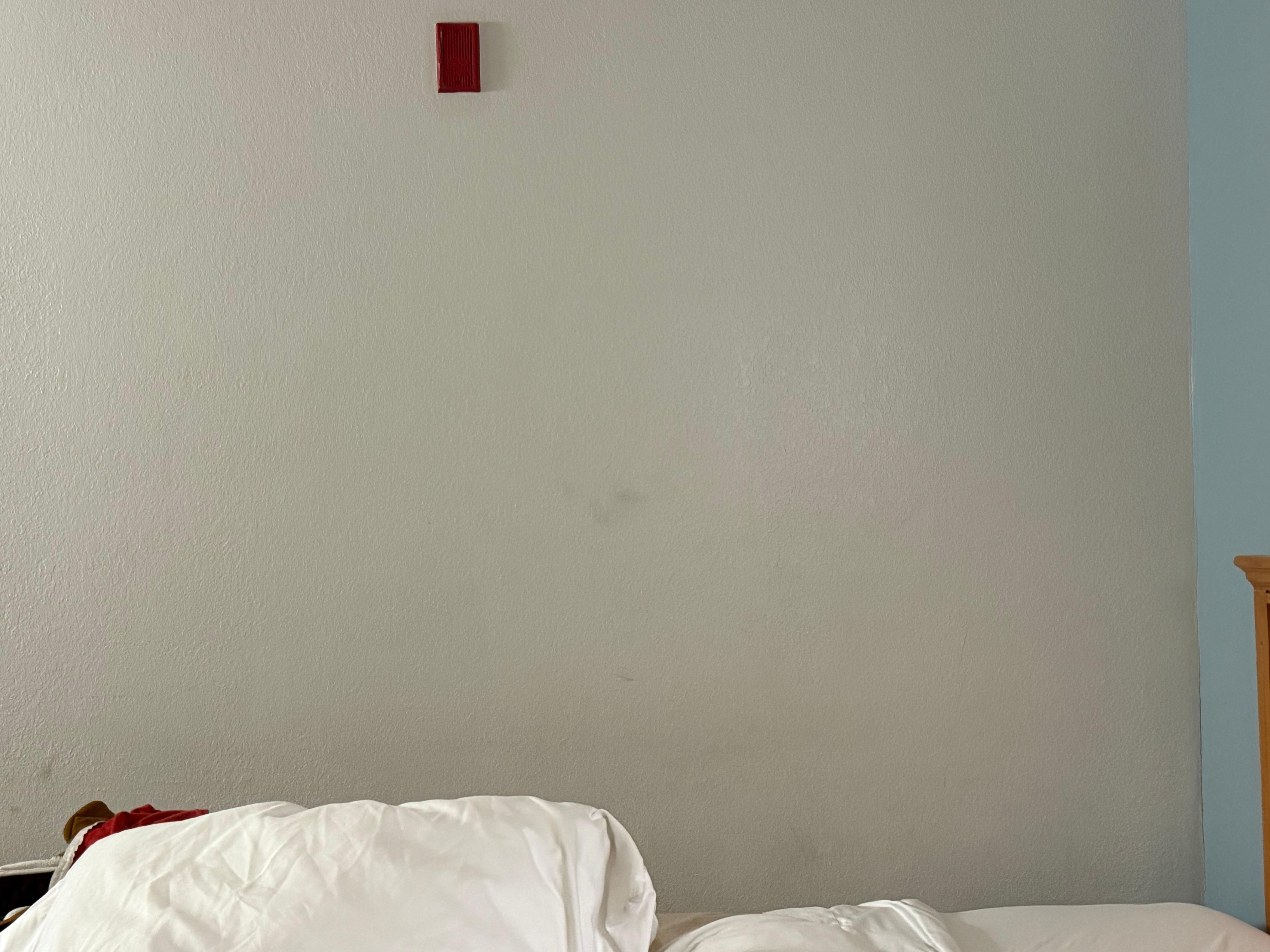Wall was filthy needs to be wiped down