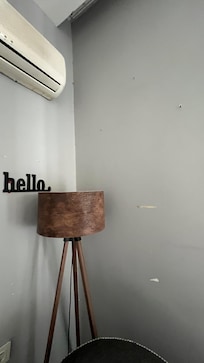 Weird deco and stickers on the wall