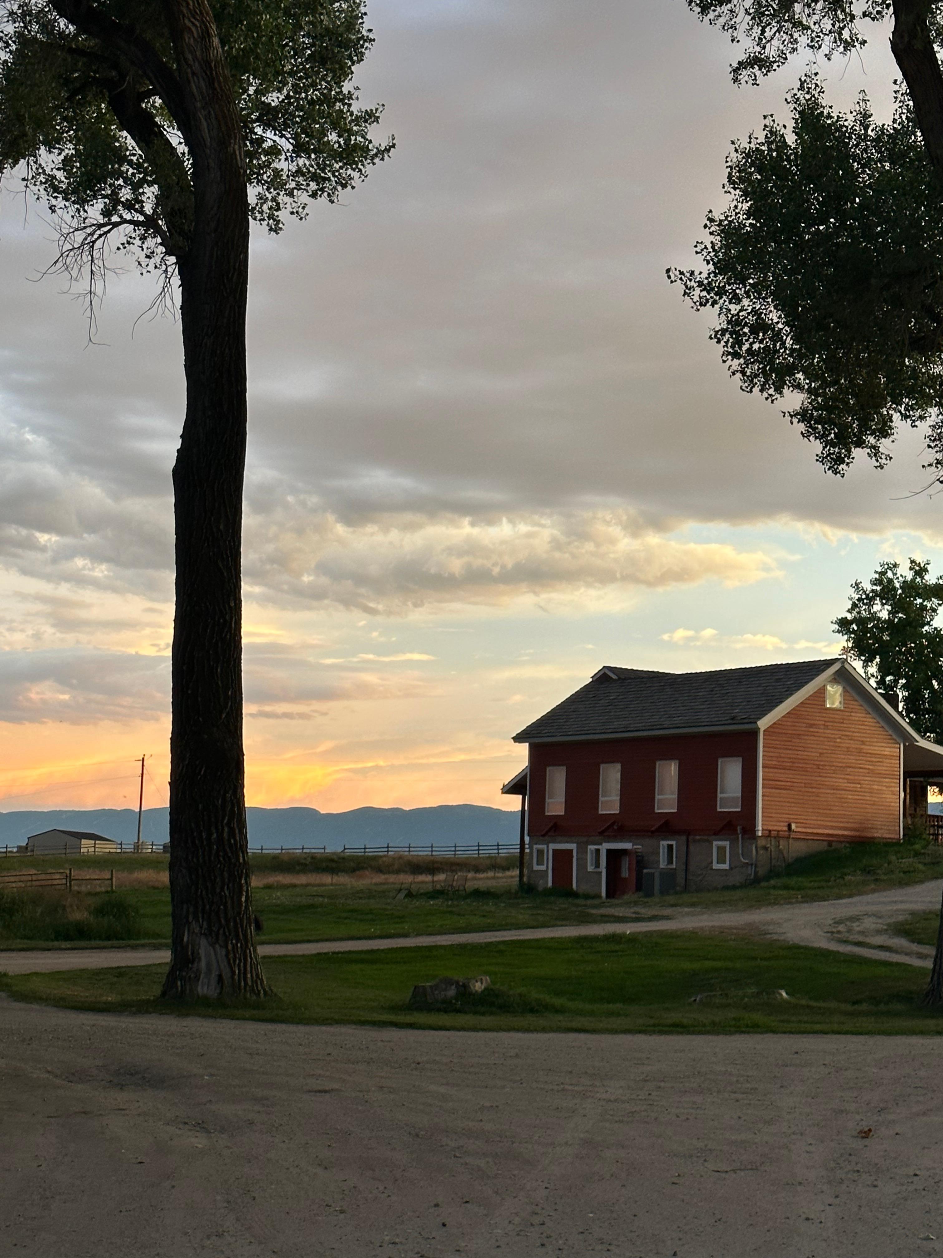 A house on the property