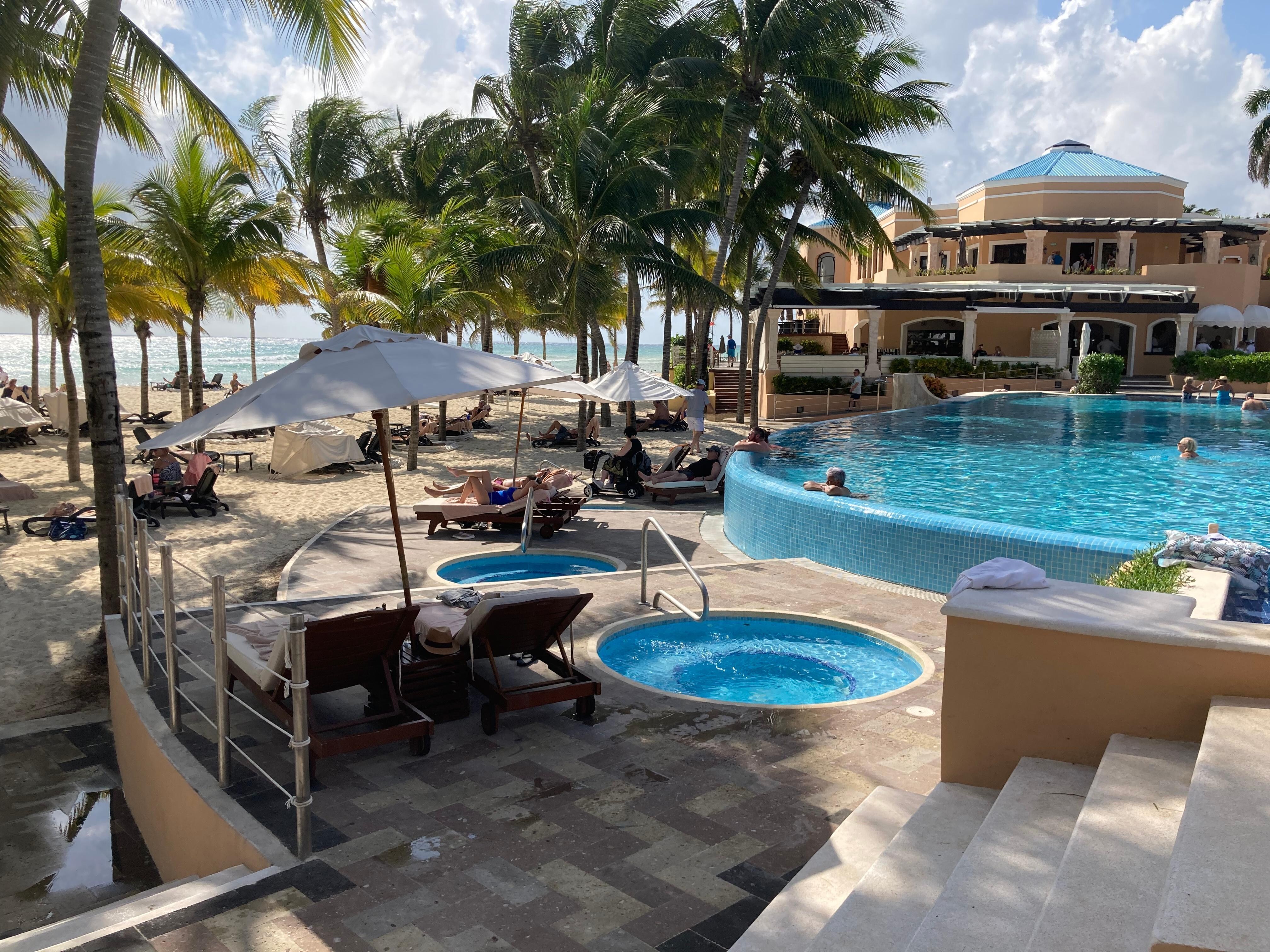 Variety of beach and pool chairs