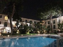 Aftenstemning på hotellet