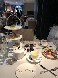 evening tea with bottomless champagne! delicious from start to finish, and absolutely worth the price!