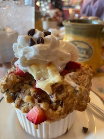 Strawberry Bread Pudding