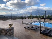 Vue depuis la terrasse du petit déjeuner