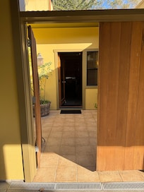Entry to the villa