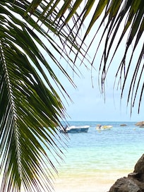 Beach across the street