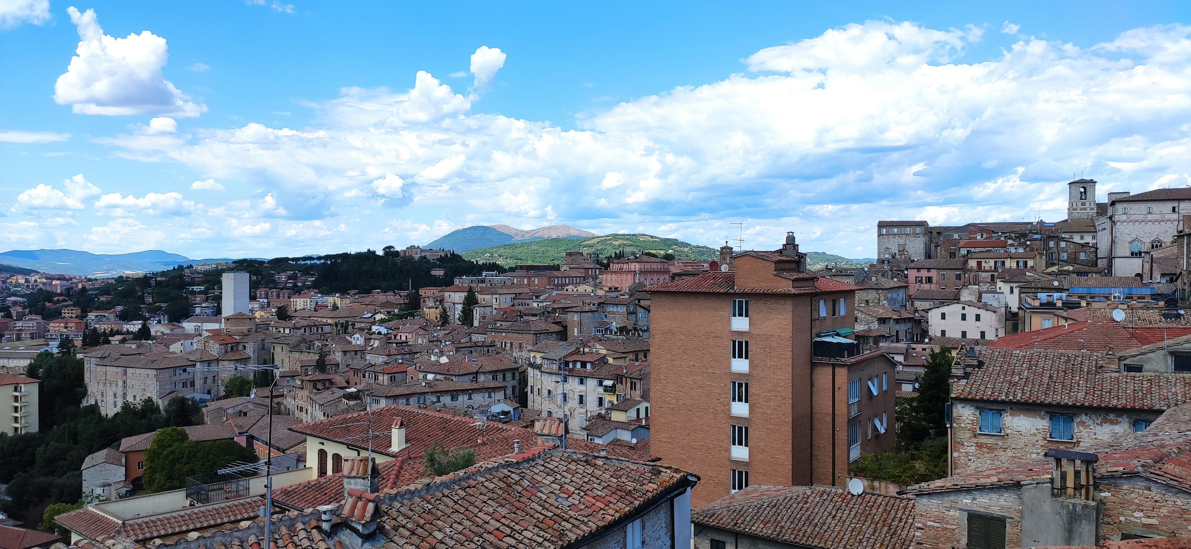 Vue de notre chambre au dernier étage 