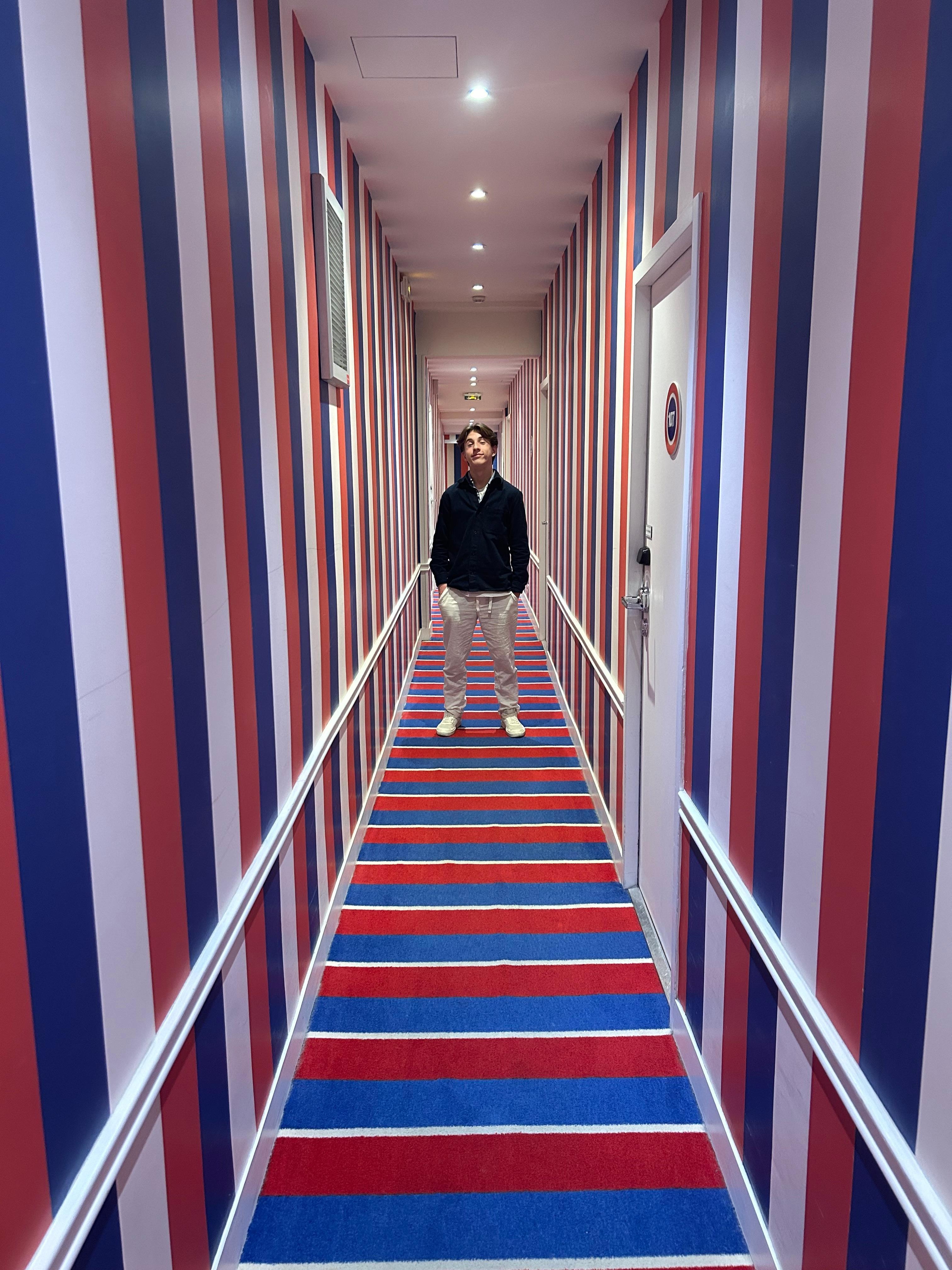 From the very French corridor by our room 😄