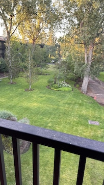 View off of the balcony