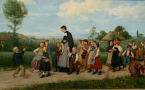 Albert Anker La passeggiata scolastica