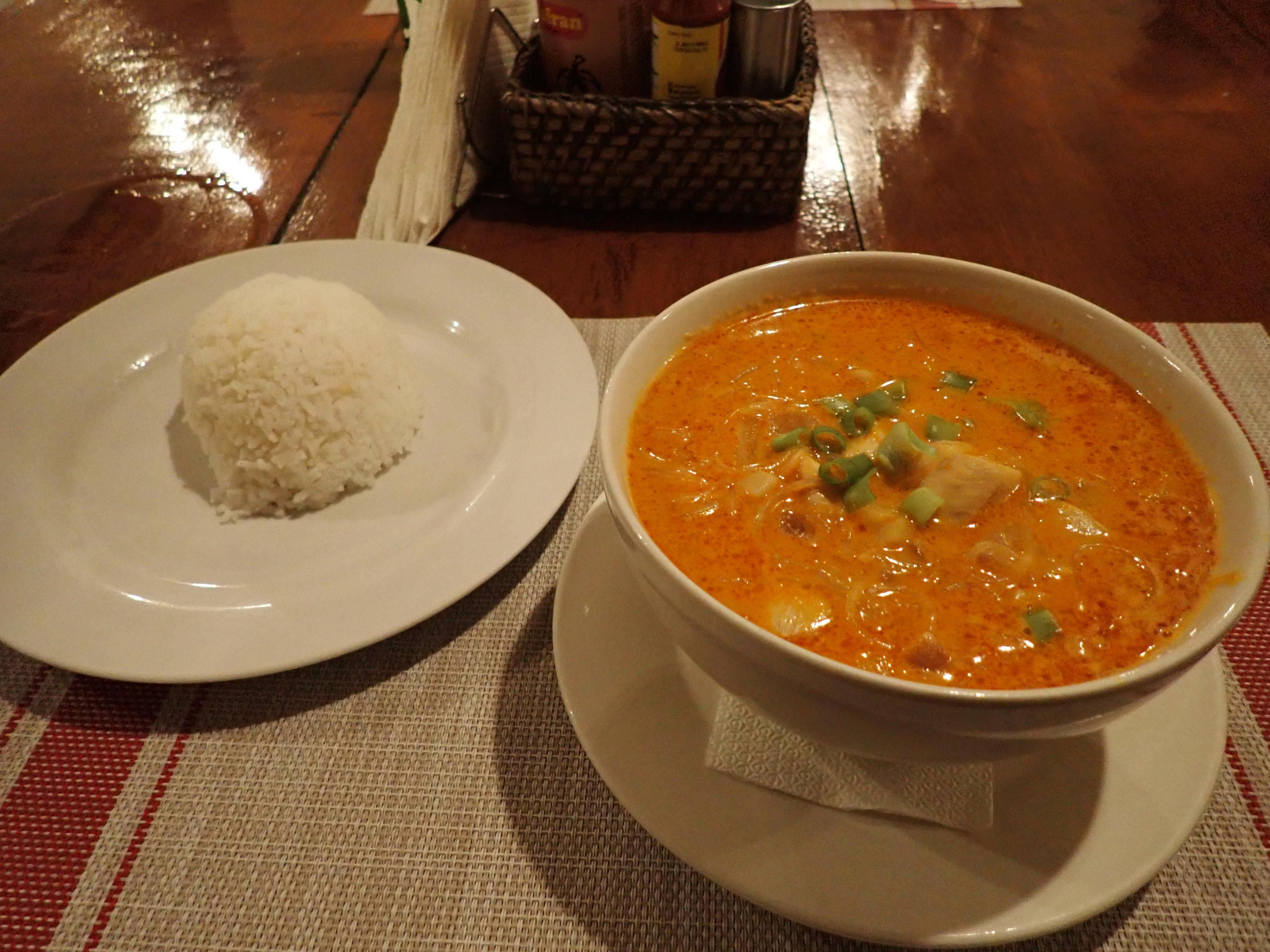 チキンカレースープタイ風
辛いのにめちゃ美味しい