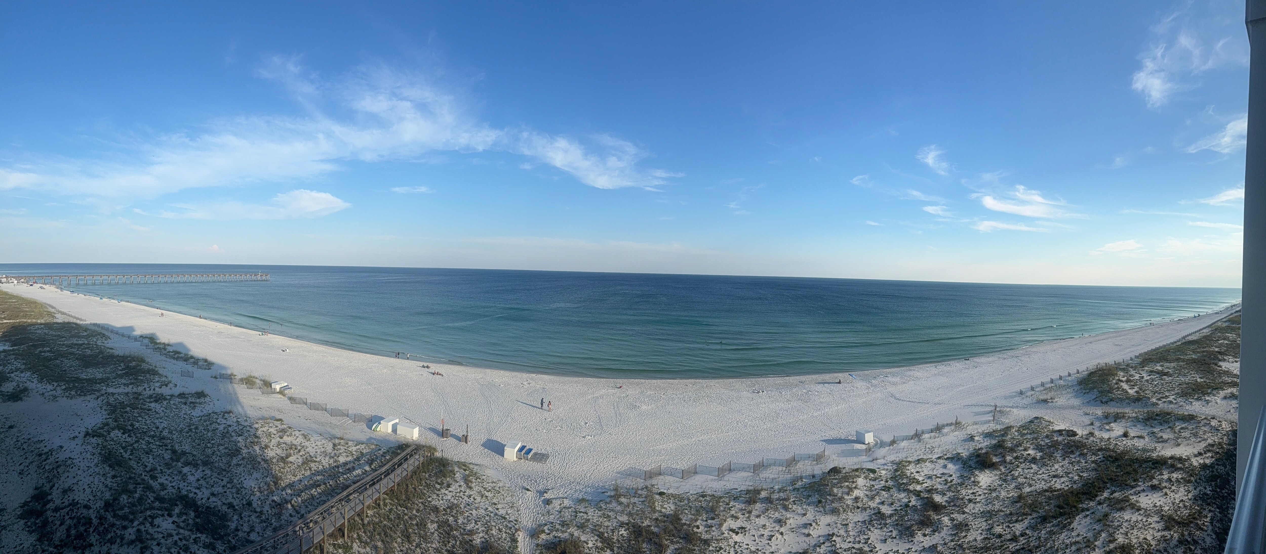 View from balcony.