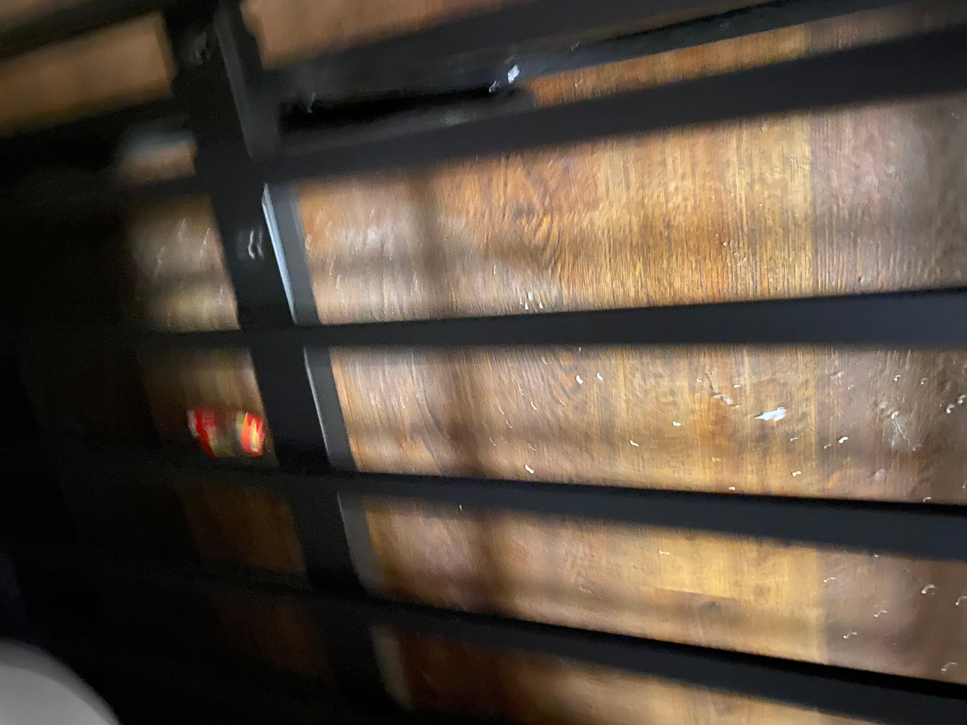 Under bed upon arrival 