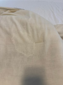 Blanket in the primary bedroom