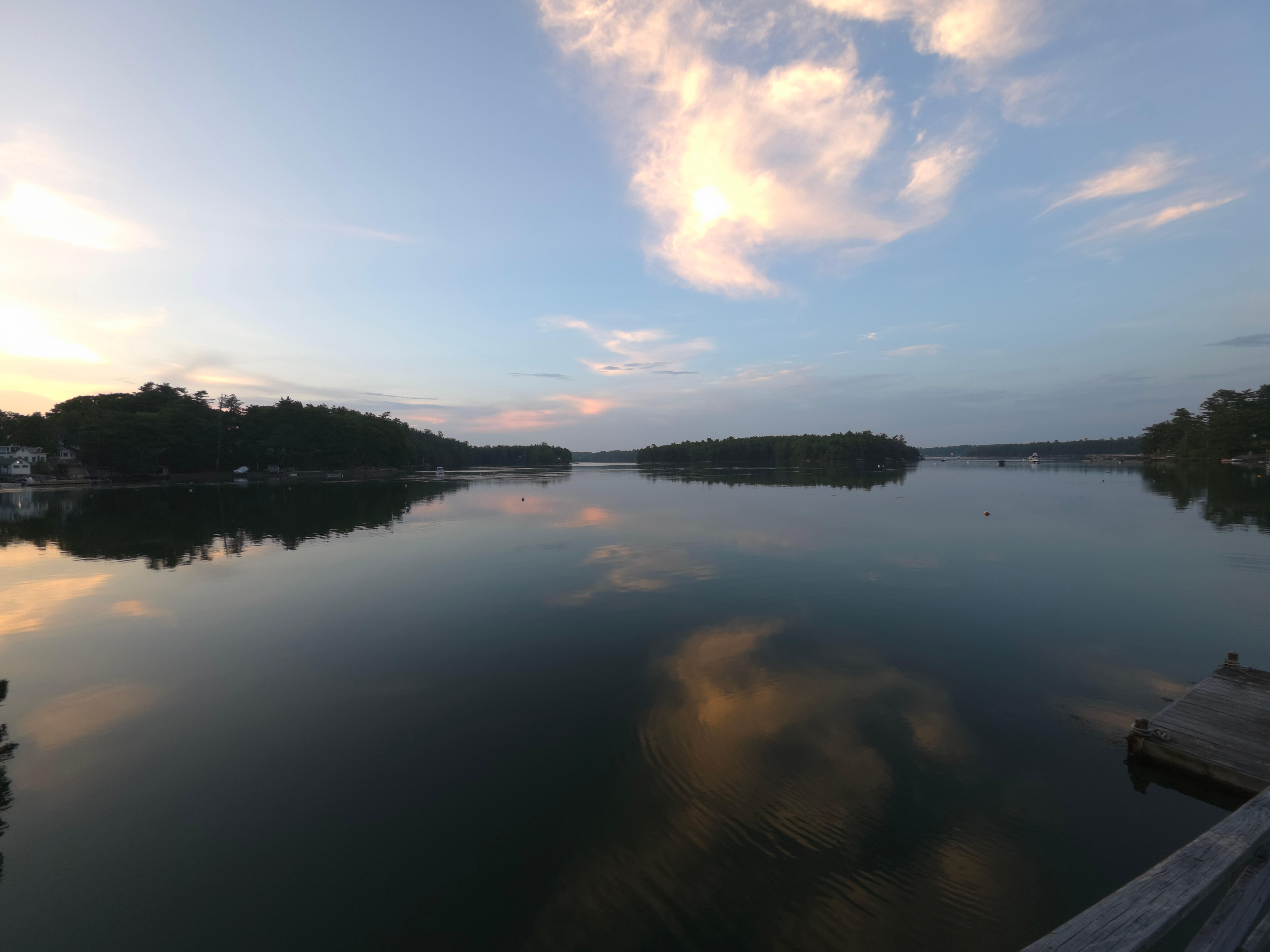 Sunset on the dock!