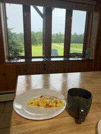 A great view from the dining room!