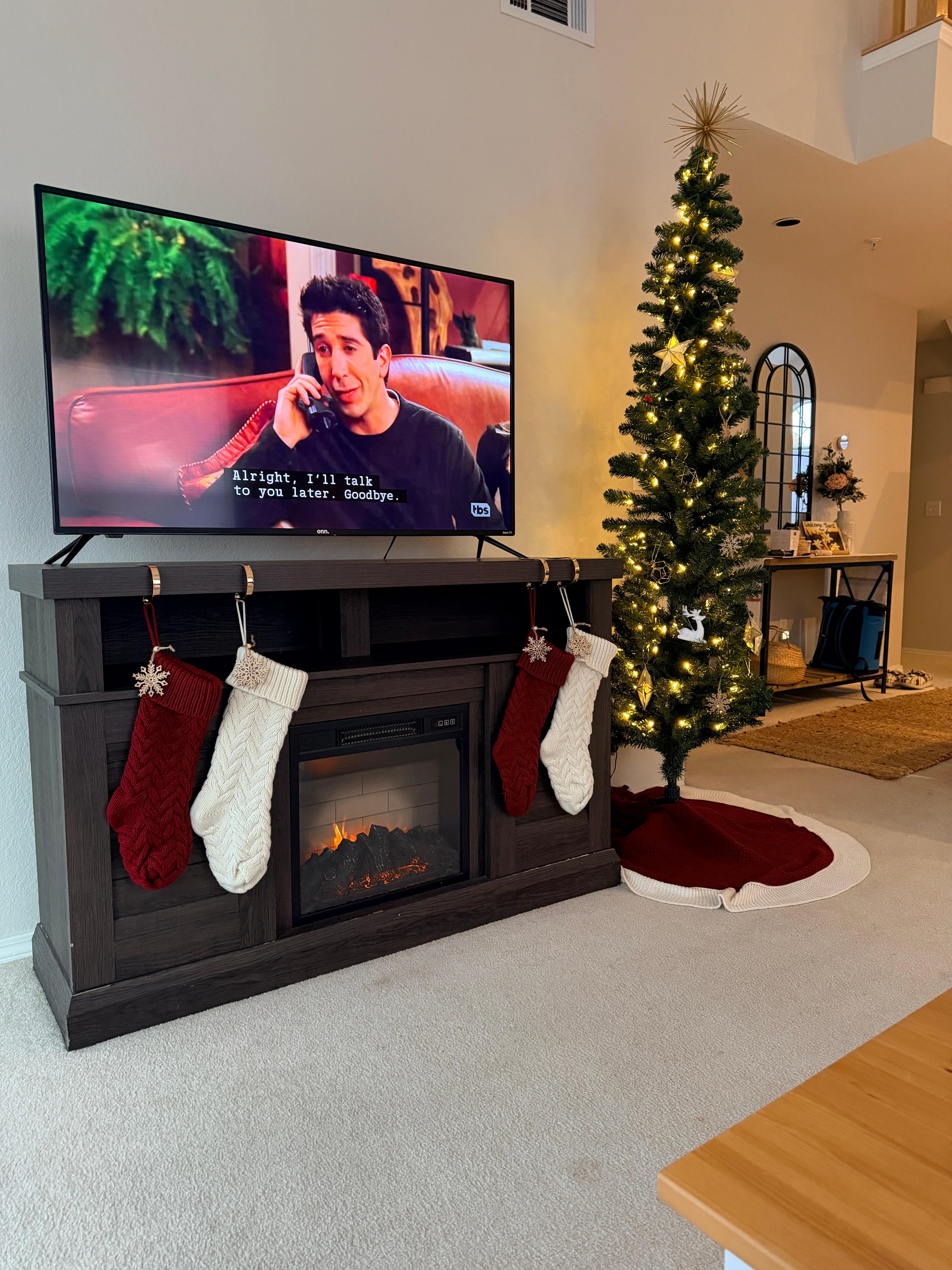 Decorated for Christmas - loved this!