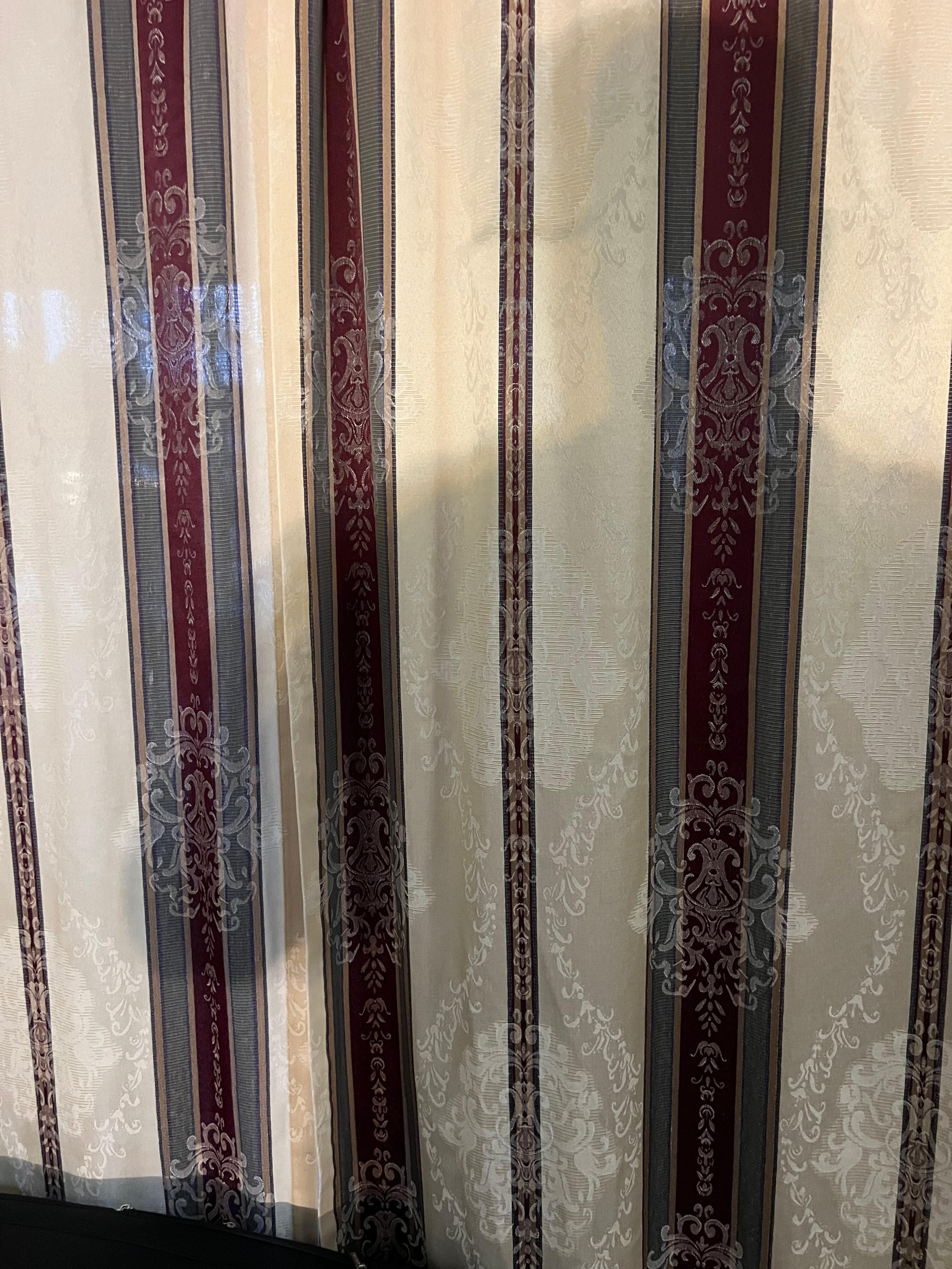Curtains were see through 