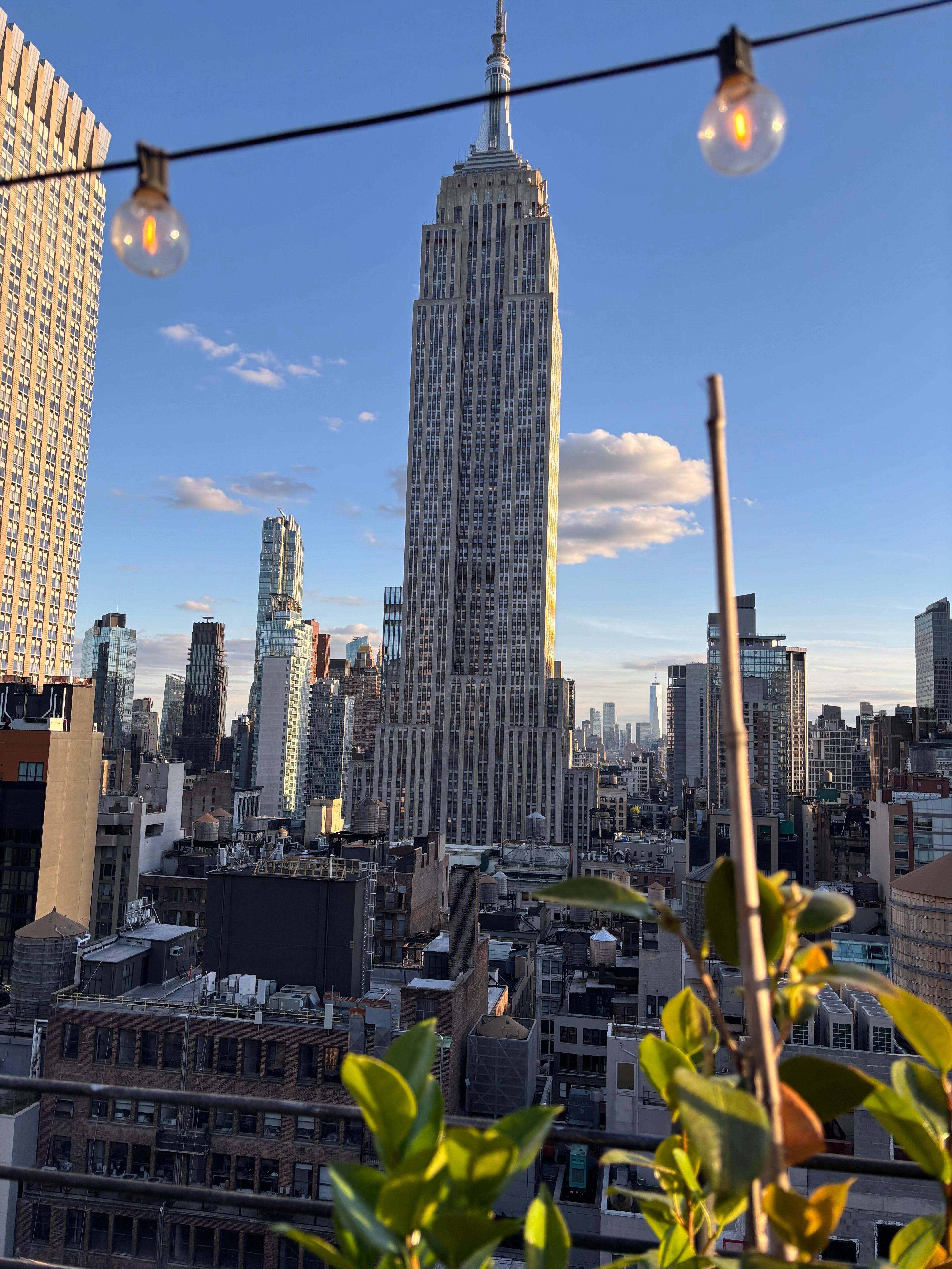 Roof top bar view