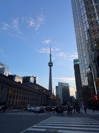 On our walk to the Roger’s Centre