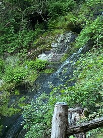 The beautiful waterfall