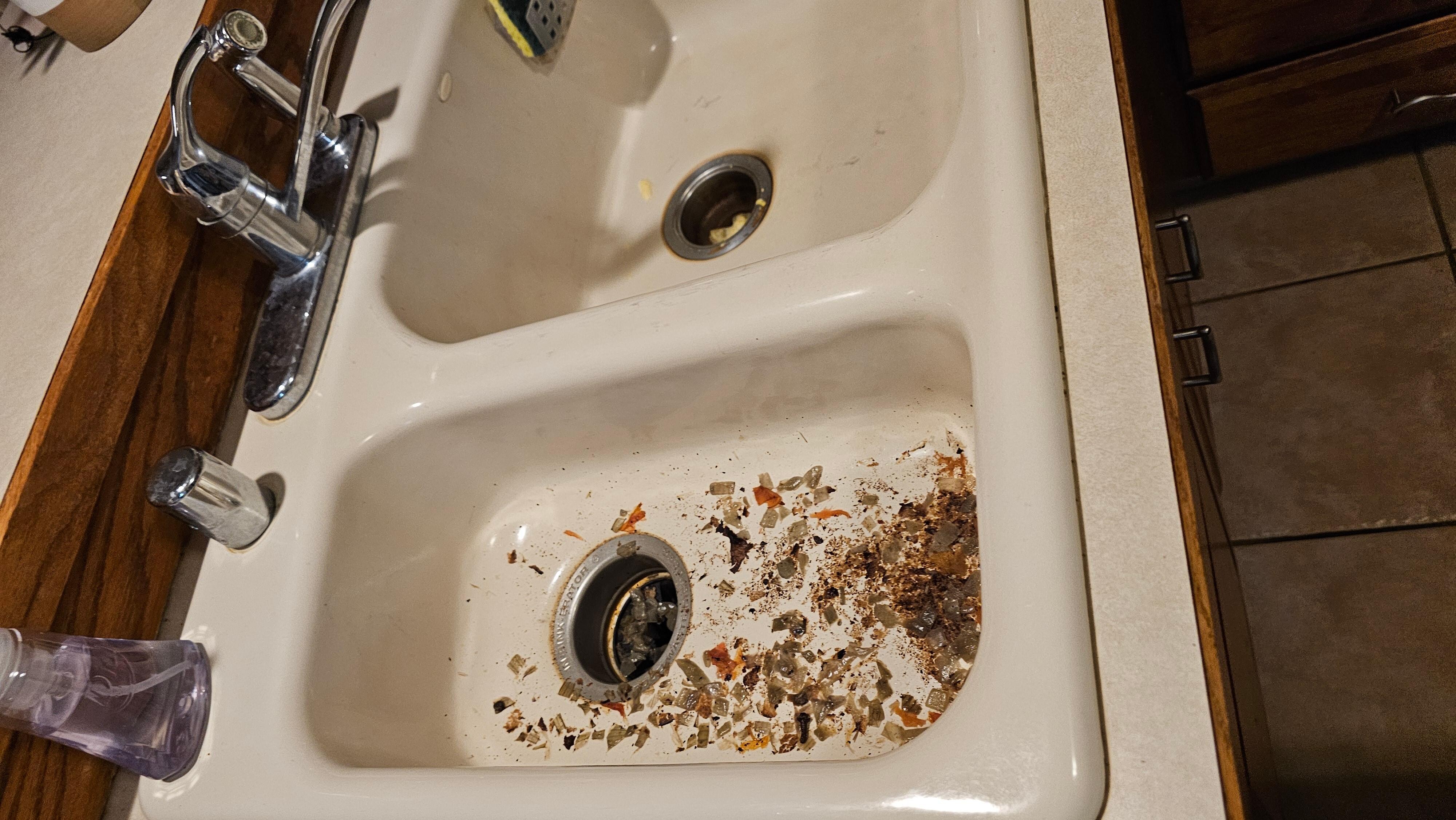 Dirty sink