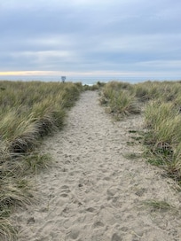 Path to the beach from the house