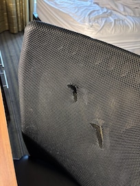 Holes in chair