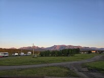 The view from the cabin was spectacular