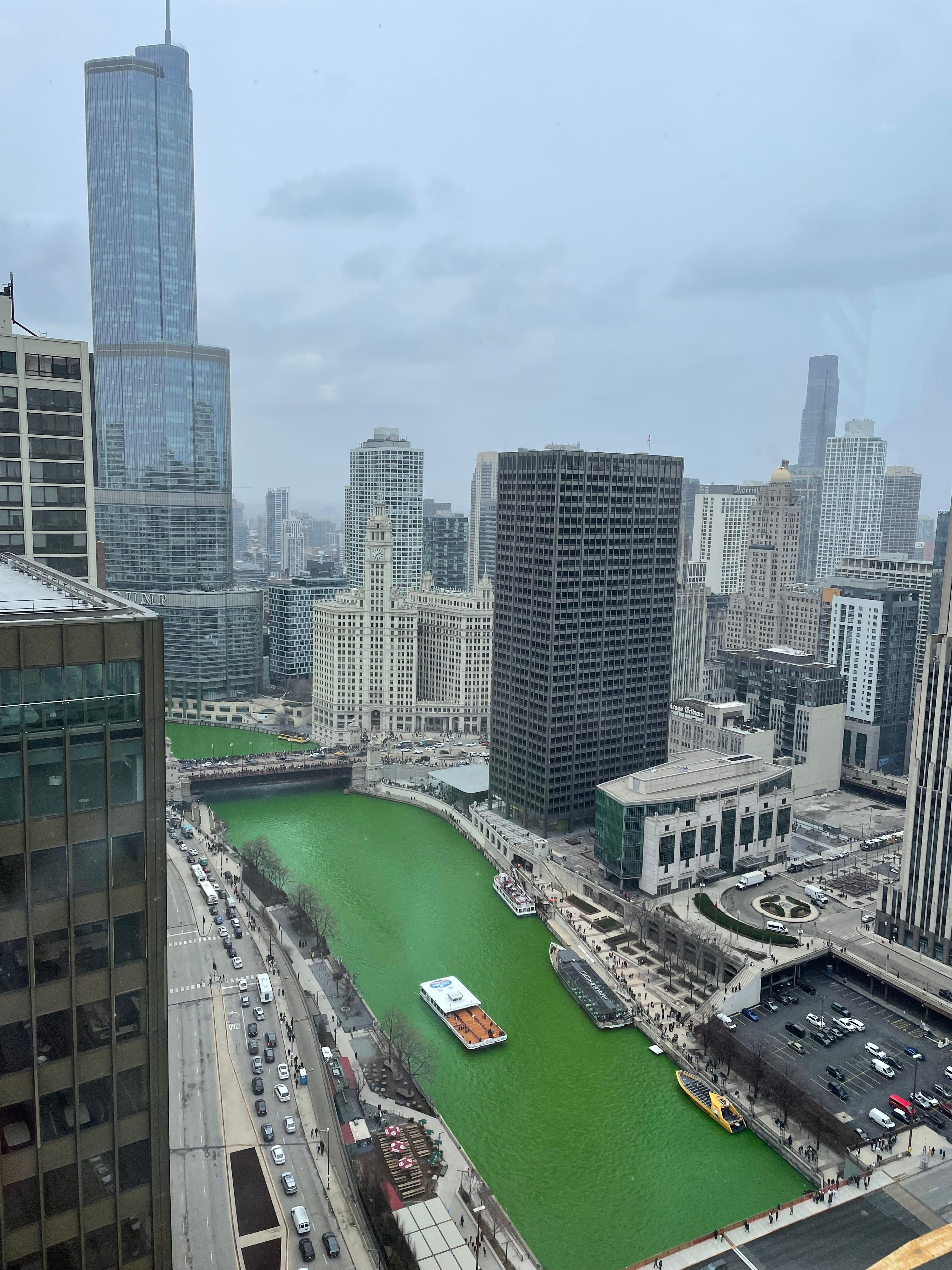 My view while using the Elliptical machine in the hotel 