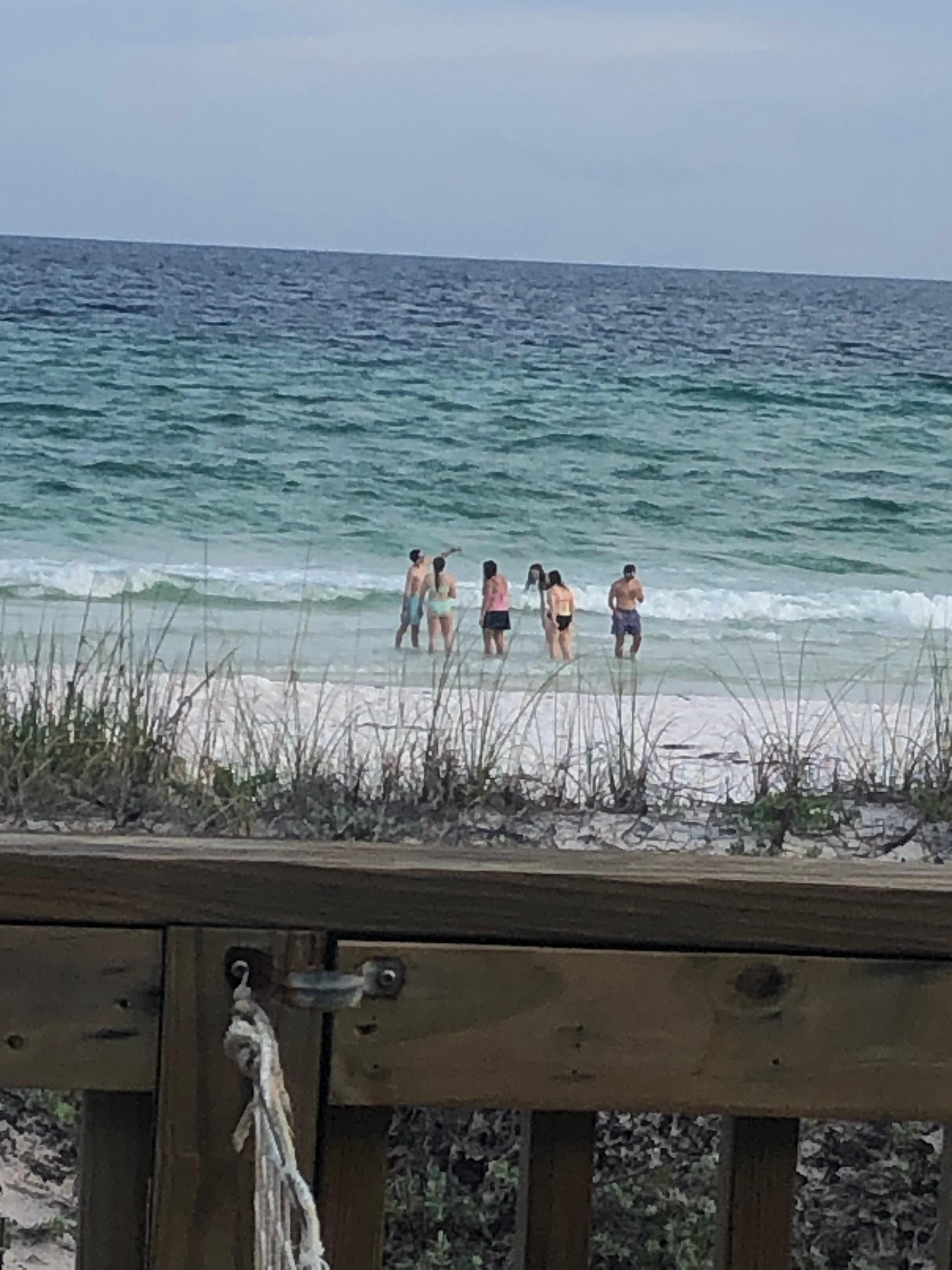 The babies in the ocean! (4-18 year olds and 2-16 year olds)