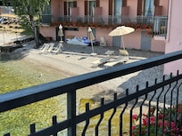 Small private beach