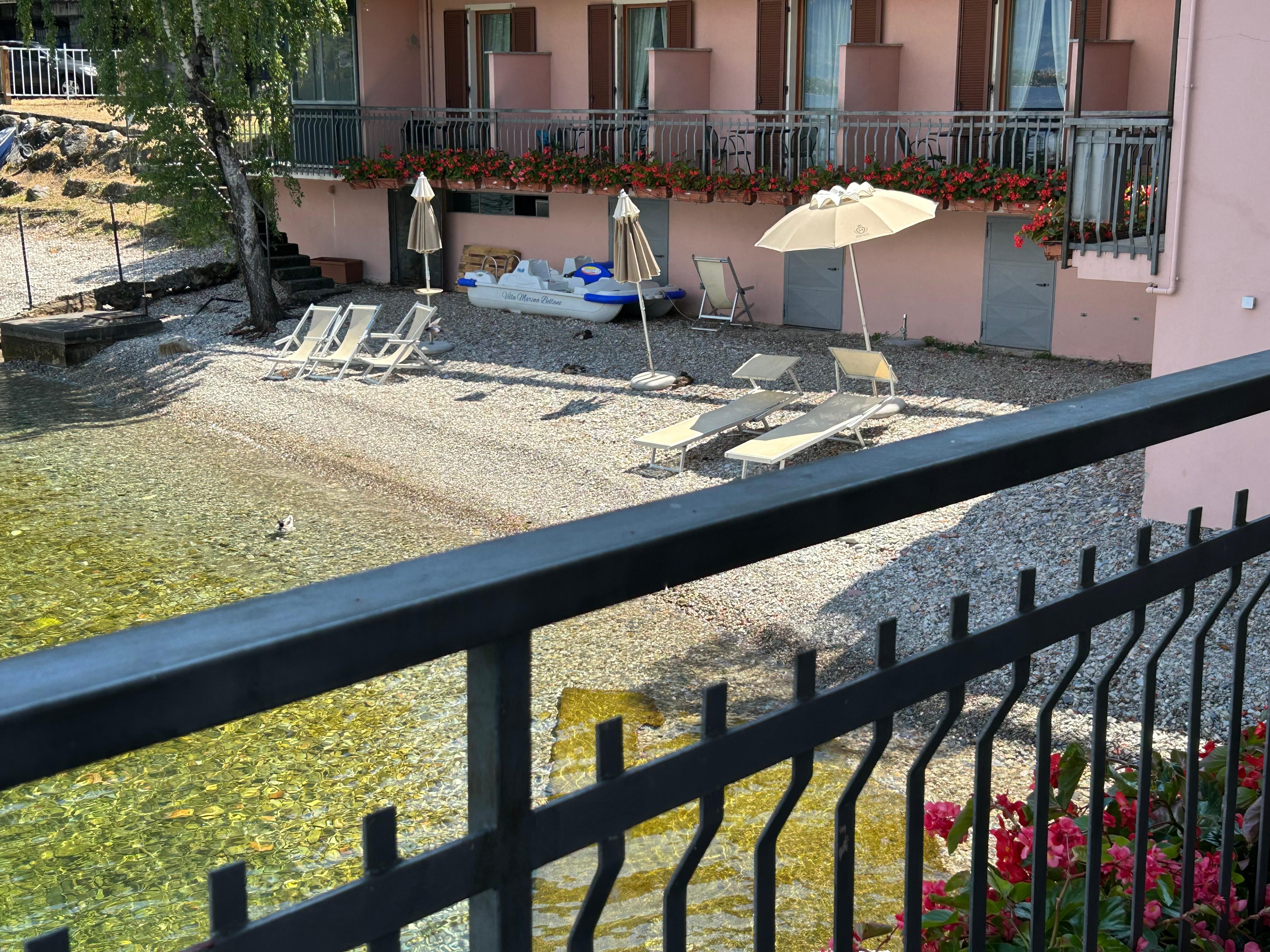 Small private beach