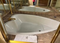 “Jetted” tub that is a huge safety hazard. Someone will fall in the tub!!